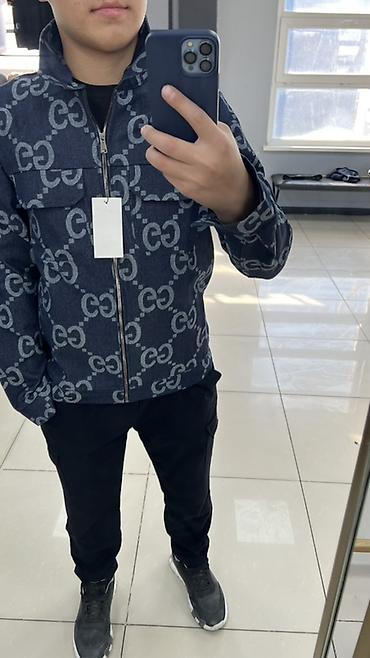 Куртки: Мужская куртка, Все размеры, Gucci, Новый, цвет - Синий, Самовывоз, Платная доставка — 2