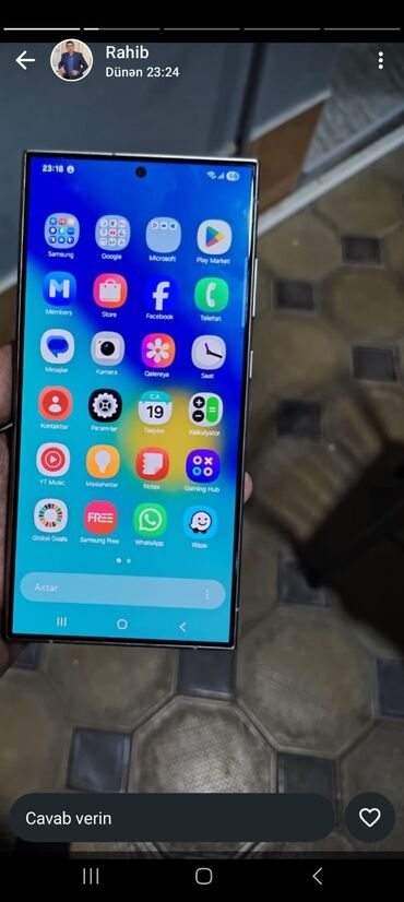 телефон fly fs521 power plus 1: Samsung Galaxy S24 Ultra, 512 GB, rəng - Boz