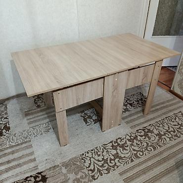 Столы-трансформеры: Стол раскладной. 1,55-85см, высота 75см at lalafo.kg — 6 Столы-трансформеры: Стол раскладной. 1,55-85см, высота 75см — 6