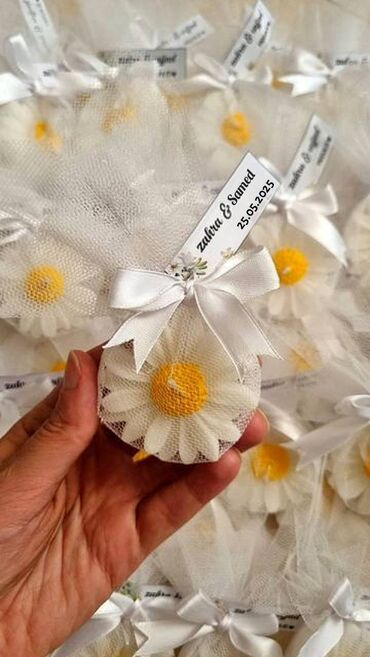 Hədiyyələr: Paylama şamlar Nişan, xına, doğum günü, həri günləri üçün sifarişlə — 10