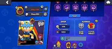 ox və kaman: Brawl Stars hesabı – yüksək kupalı və zəngin kolleksiya - Kupa yolu — 3