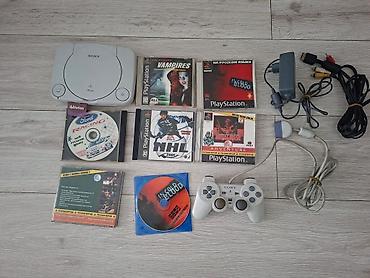 ps 1: Продаю PS One slim, (Playstation 1), прошитая, в комплекте 1 — 2