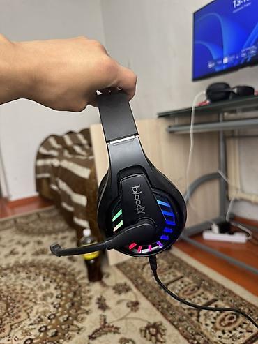 Кулакчындар: Игровая гарнитура Bloody (A4Tech) с подсветкой RGB - Полноразмерные — 3