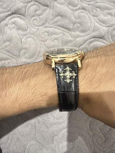 barter saat: İşlənmiş, Qol saatı, Patek Phillipe, rəng - Qızılı — 2