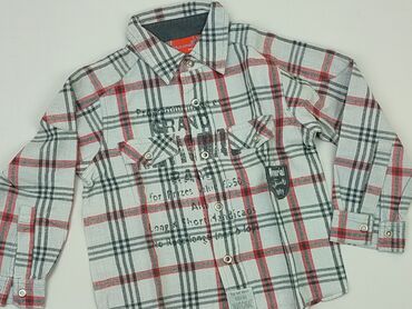 letnie długie sukienki w kwiaty: Shirt 2-3 years, condition - Very good, pattern - Cell, color - Grey