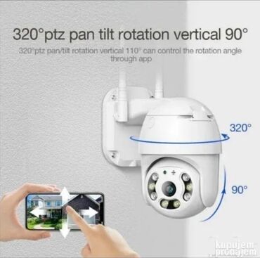 Video nadzor: Wifi Smart Camera ip66 Spoljna Rotirajuća PTZ IP Wifi Kamera Za — 2