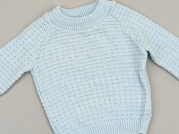 błękitny sweterek z rozkloszowanymi rekawami mango: Sweter, 9-12 m, stan - Bardzo dobry