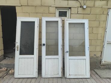 пластиковая дверь б у: Дверь с окнами, Пластик, Б/у, 180 * Самовывоз