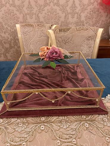 toy nişan xoncaları: Xonça/gəlin nişan dəsti – əl işidir - Komplekt: müxtəlif ölçü və — 9