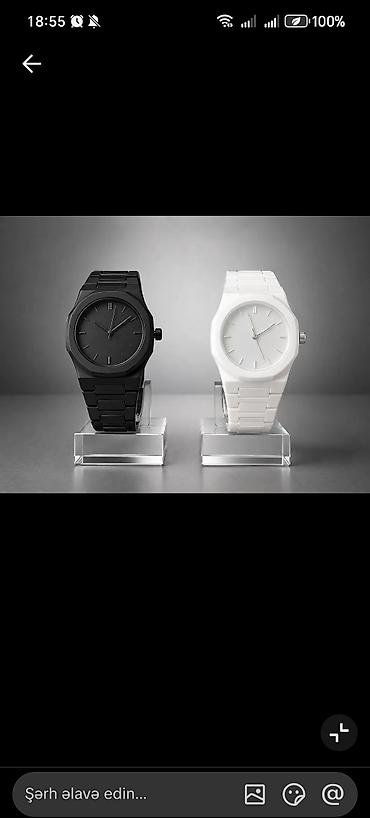 samsung watch 1: Çatdırılma PULSUZDUZ ✅✅✅✅👍 Klassik dizaynlı qol saatları - Minimalist — 1