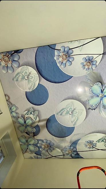 Натяжной потолок: Натяжной потолок Глянцевое, Матовое, 3D потолки Гарантия, Бесплатная консультация, Бесплатный замер — 5