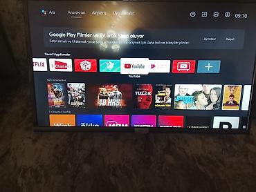ТВ и видео: TCL Smart TV – Android TV platforması ilə - Ekran ölçüsü: təxminən 82 — 2