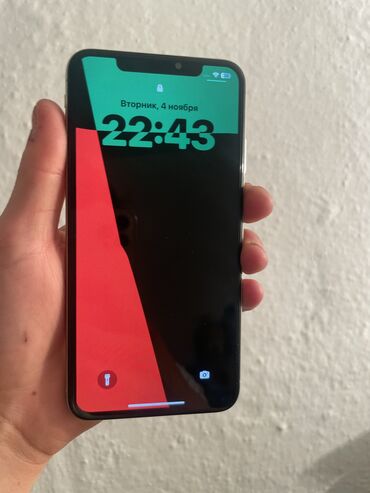 токмок бу телефон: IPhone Xs Max, Б/у, 256 ГБ, Защитное стекло, Чехол, 89 %