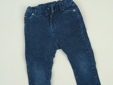 jeansy szerokie nogawki: Spodnie jeansowe, 12-18 m, stan - Bardzo dobry