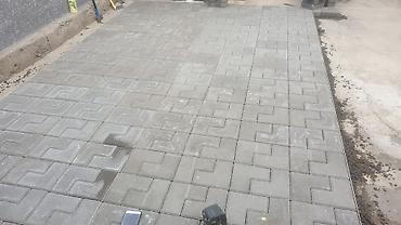 Тротуарная плитка: Укладка брусчаткиМощение двора тротуарной плиткой/брусчаткой под — 26