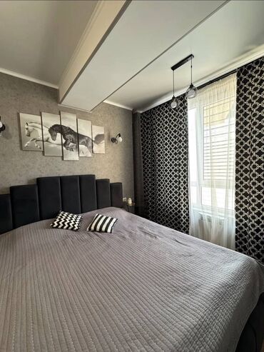 сдается квартира в кара балте: 3 комнаты, 81 м², Элитка, 11 этаж, Дизайнерский ремонт