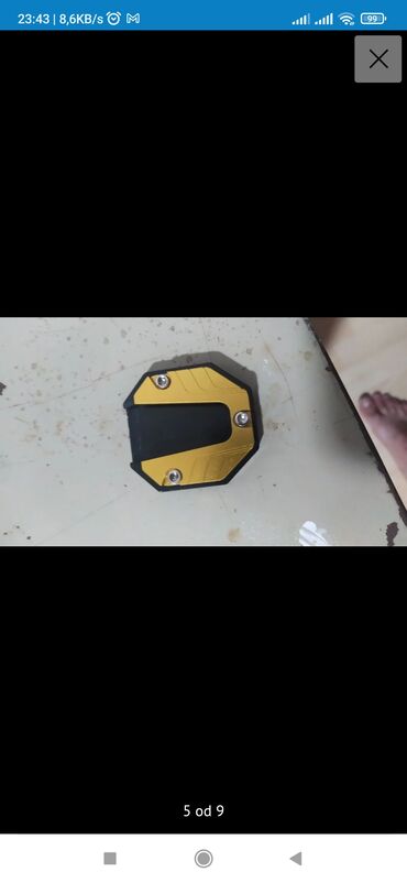 Ostali motocikli i skuteri: Ploča/proširenje nogare za motocikl - Funkcija: proširenje oslonca — 5