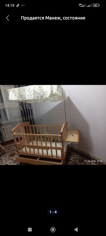 детские манежи кроватки: Манеж в отличном состоянии . Цена 3500