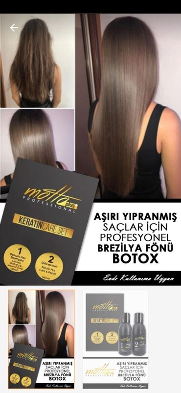 11271 elan | ŞƏXSI ƏŞYALAR: Keratin 4 lü set yanmış saclar ücün Türkiyenindir özünüz evde
