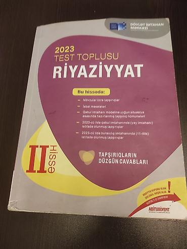 məsəllər: Riyaziyyat 11-ci sinif, 2023 il, Ünvandan götürmə — 1