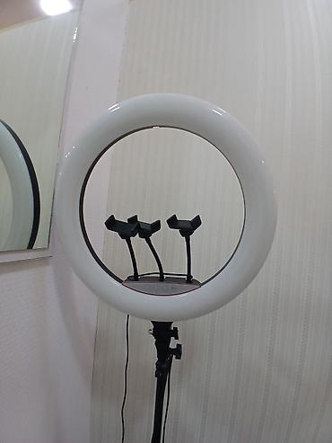 direksiyon set: Halqa LED işıq və tənzimlənən tripod seti - Böyük diametrli halqa LED — 2