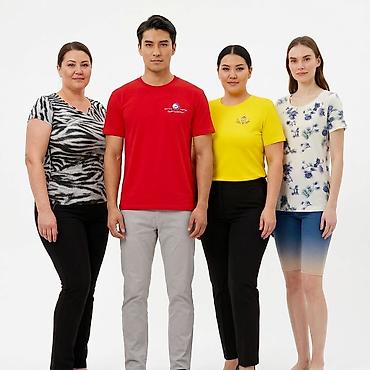 Футболка женская, мужская, унисекс, размер 48 - 50, состояние