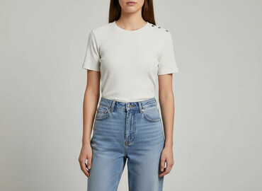 koszulka paprocki brzozowski: Sinsay, T-shirt damski, rozmiar XS