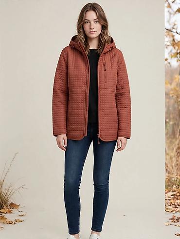 Женская куртка Lands’ End с капюшоном - Бренд: Lands’ End (ярлык на
