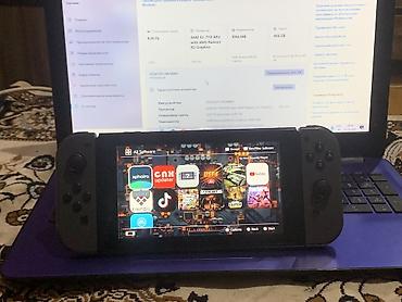 notebook adapter qiymetleri: HP noutbuk + Nintendo Switch oyun konsolu dəsti barter var steam deck — 1