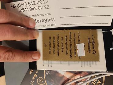 Digər qadın geyimləri: NAFA Northern kürk palto. Az və səliqəli istifadə olunub. - — 2