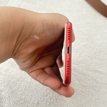 китайский телефон айфон: IPhone 7, Б/у, 256 ГБ, Красный, Защитное стекло, Чехол