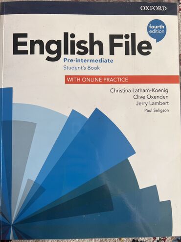 диски пс3: English File ORİGİNAL(Pre-intermediate) Оксфорддун оригинал китеби