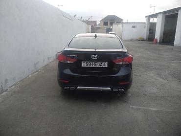 Hyundai: Hyundai Elantra sedan - Kuzov: sedan, qara rəng - Mühərrik: benzin - — 2