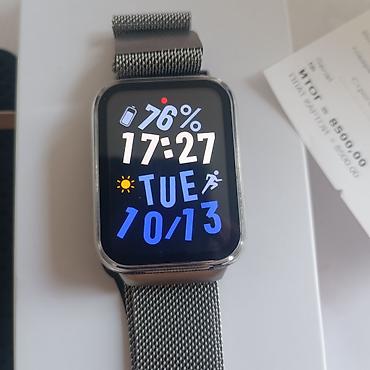 Аксессуарлар: Спорттук сааттар саат, Xiaomi (Mi Watch), GPS, Альтиметр, Барометр, Суу өткөрбөөчү, Асыл нуска, Унисекс, Колдонулган — 2