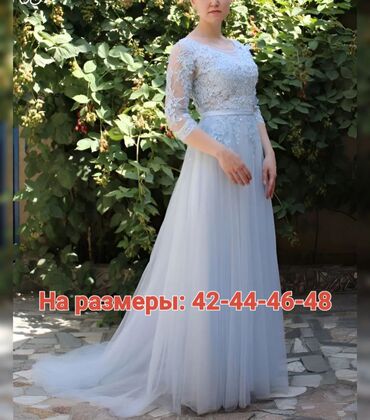 Вечерние платья: Вечернее платье, А-силуэт, Длинная модель, Без рукавов, Стандарт — 13