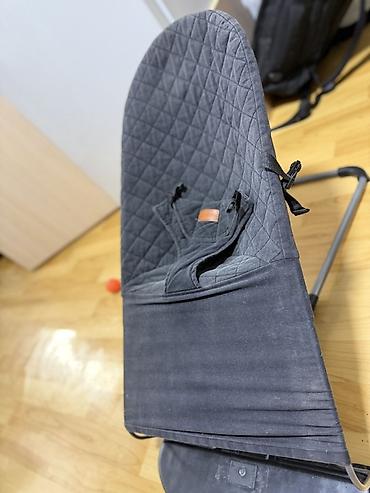 Детские шезлонги: Детское кресло-шезлонг/сиденье Cybex Lemo Bouncer в тёмно-сером цвете — 1