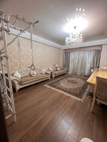 сдается 2 комнатная квартира на долгий срок: 2 бөлмө, 85 кв. м, Элитка, 7 кабат, Евроремонт