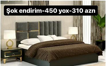 Çarpayılar: Yeni, İkinəfərlik çarpayı, Bazalı, Matras ilə, Siyirməsiz, Azərbaycan — 20