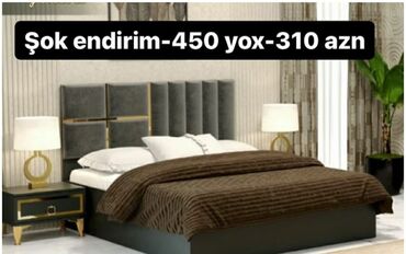 Çarpayılar: Yeni, İkinəfərlik çarpayı, Bazasız, Matras ilə, Siyirməsiz, Azərbaycan — 6