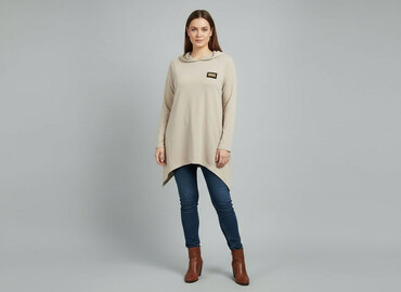 elegancka sukienka nietoperz: Tunika damska, rozmiar XL