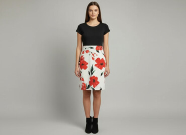 ecru sukienka damska: Women`s dress, size S