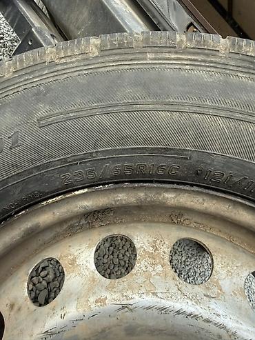 Шиналар жана дисктер: Стальное колесо в сборе для коммерческого авто. - Размер шины: 235/65 — 3