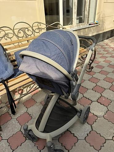 Коляски: Коляска, цвет - Голубой, Б/у, Самовывоз — 3