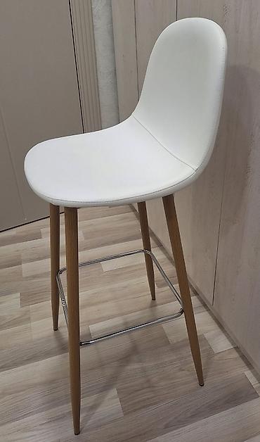 stuldan: Ağ rəngli bar taburesi JYSK yenikimi - Minimalist skandinav dizayn — 3