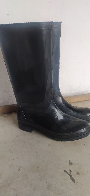 сапоги зимние на высоких каблуках: Сапоги, 43, цвет - Черный