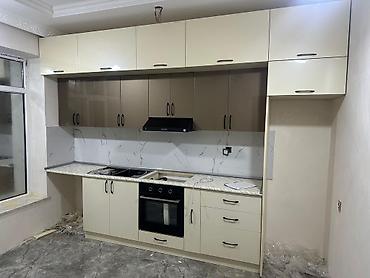 soba odun: Sifarişlə mətbəx dəsti, Özü çəkən petlələr, MDF, Kredit yoxdur, Pulsuz çatdırılma, Rayonlara çatdırılma — 8