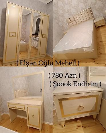 Yataq otağı dəsti – Elşən Oğlu Mebell Tərkib: - 4 qapılı şkaf: orta lalafo.az -da — 1 Yataq otağı dəsti – Elşən Oğlu Mebell Tərkib: - 4 qapılı şkaf: orta — 1