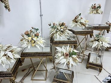 icareye cay evi: 10ədəd dəmir xonça altlığı. Üstü şüşəli. Heç bir problemi yoxdur — 1