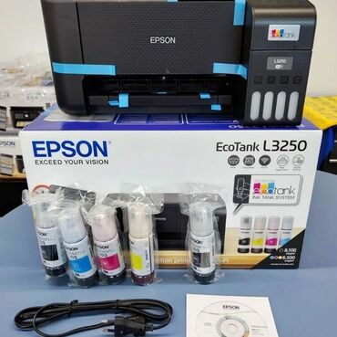цветной принтер epson r270: Продается МФУ цветной принтер Epson L3250 Количество цветов: 4