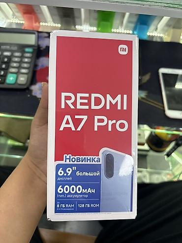 Уюлдук телефондор жана аксессуарлар: Смартфон Redmi A7 Pro Основные характеристики: - Дисплей 6.9" — — 1